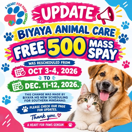 Event poster for Biyaya Animal Care